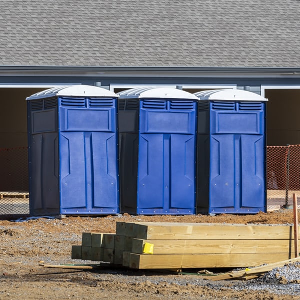 do you offer hand sanitizer dispensers inside the portable restrooms in Marlborough NH